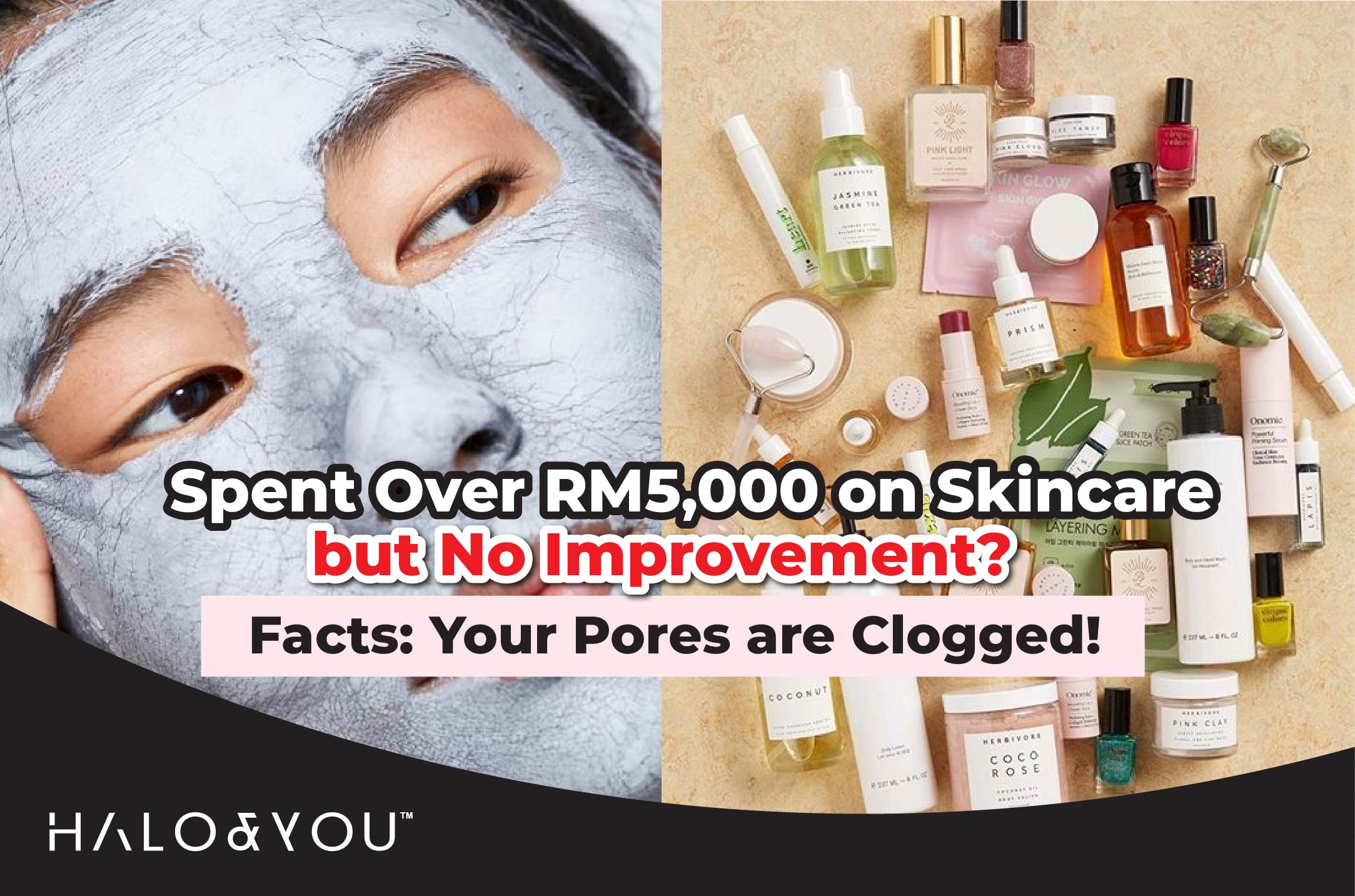 skincare not absorb halo and you trio bio deep cleansing facial mask