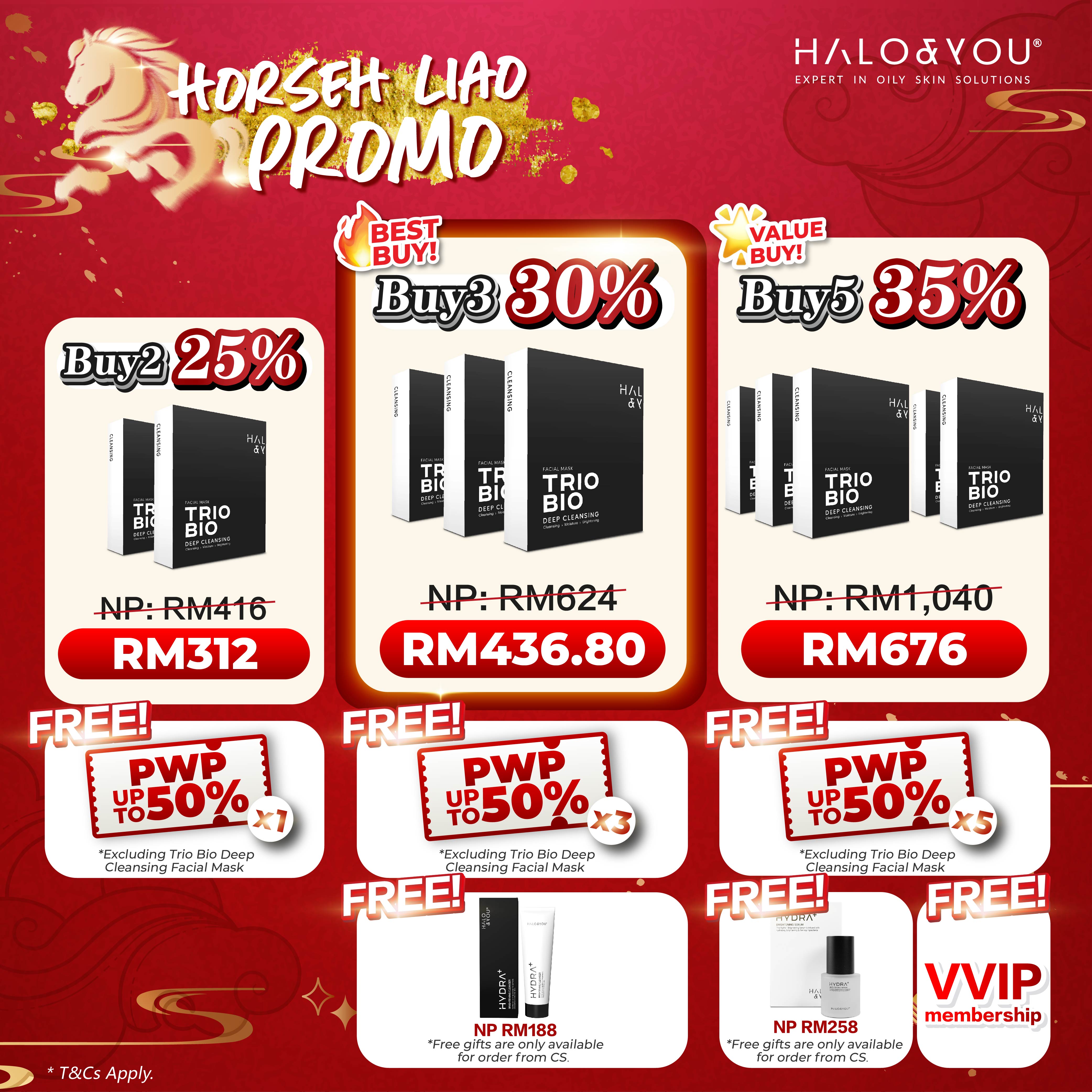 Bundle Deals — Blacky — Trio Bio Deep Cleansing Facial Mask