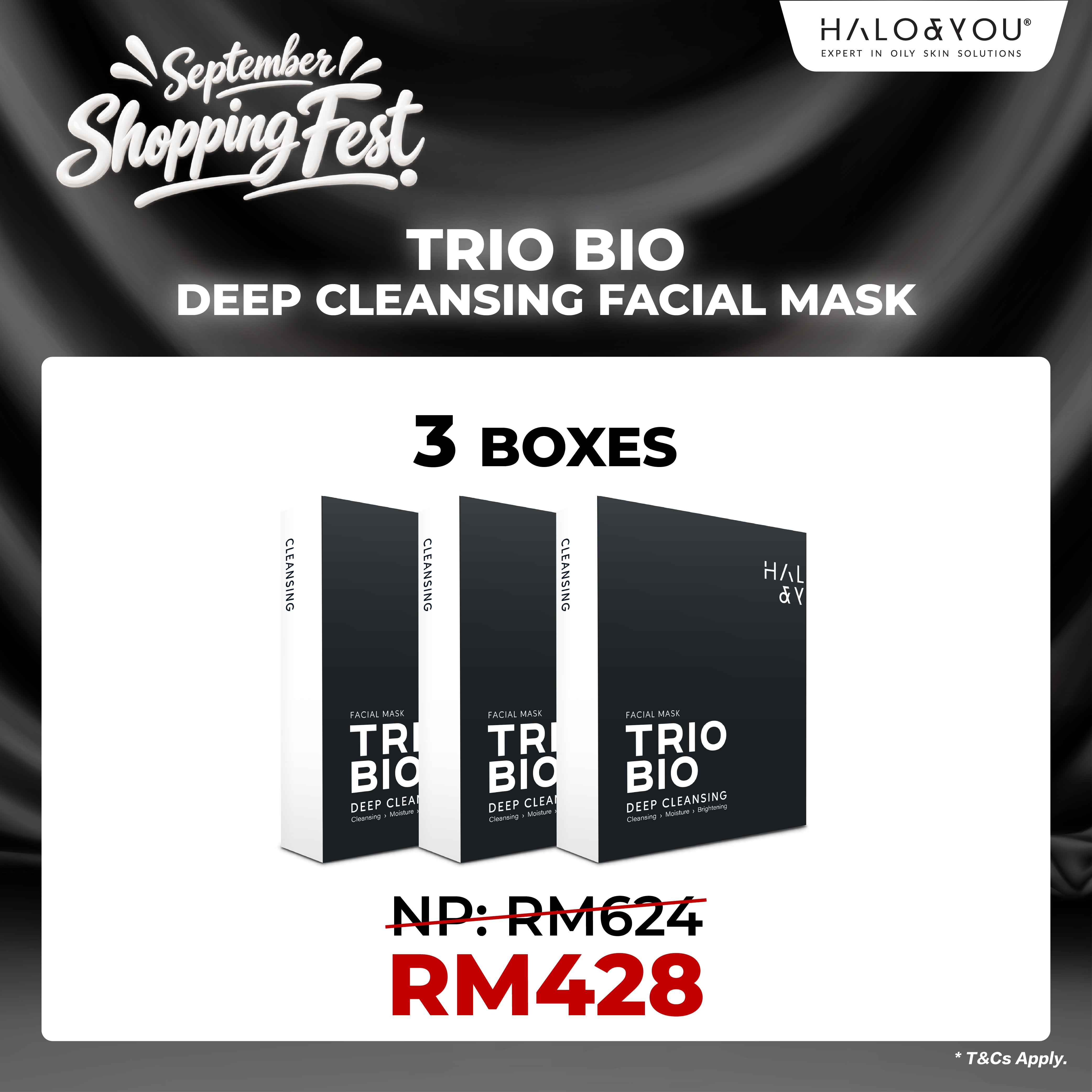 Bundle Deals - Trio Bio Deep Cleansing Facial Mask