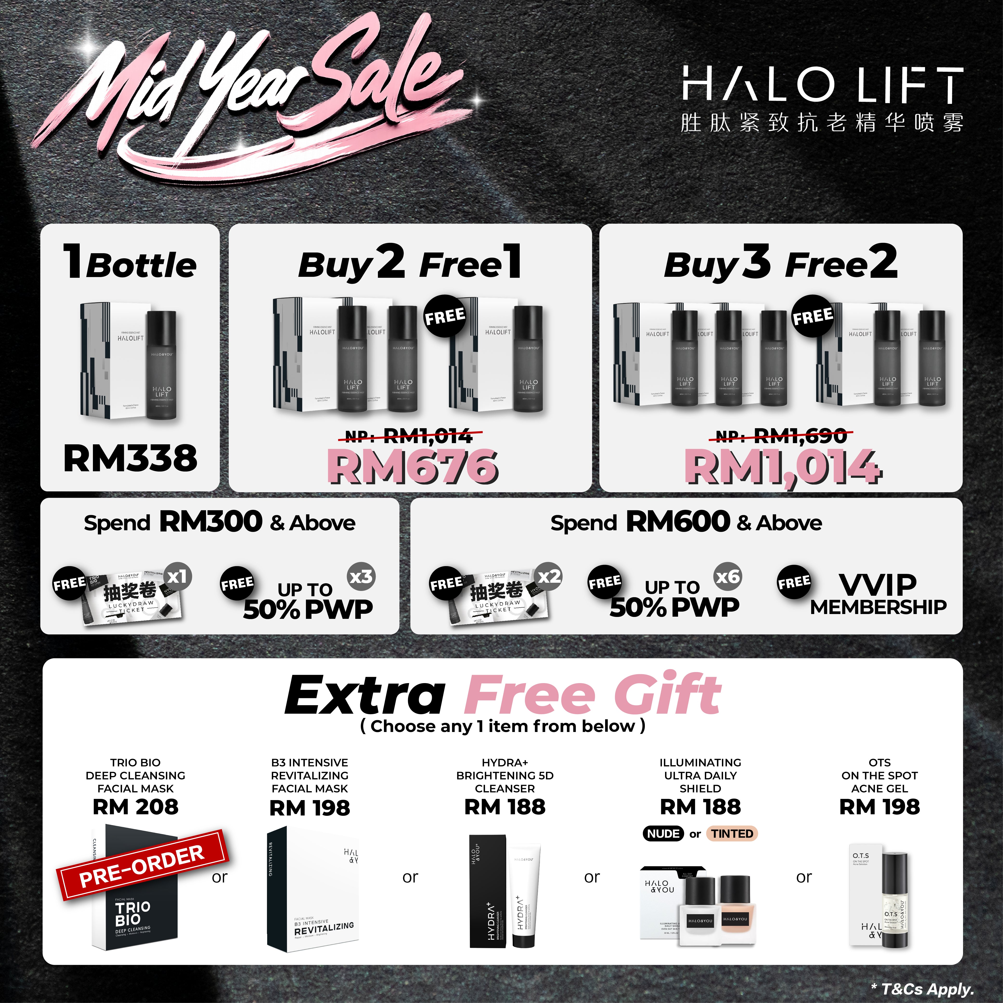 Bundle Deals - Halo Lift Firming Essence Mist