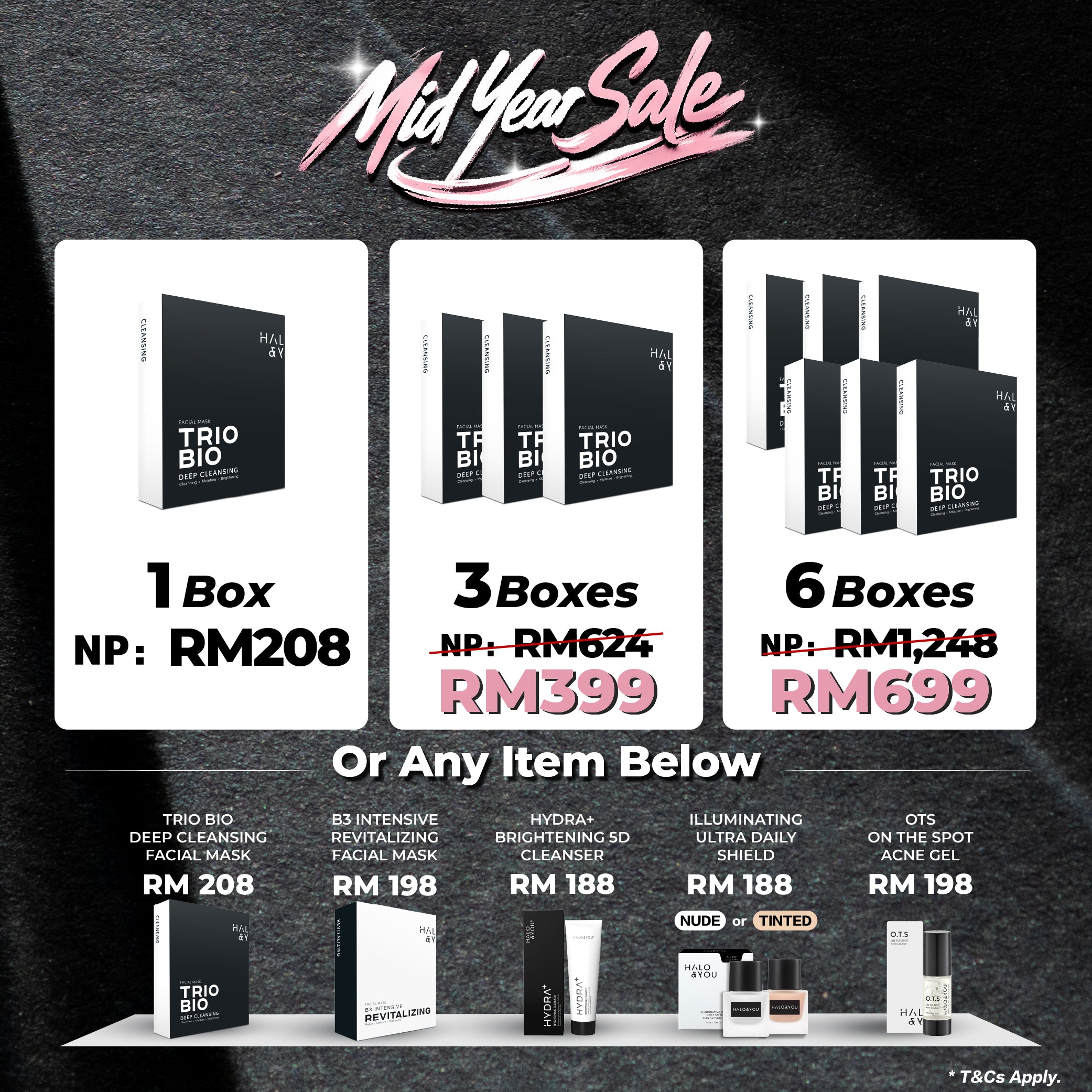 <tc>Masker Muka Pembersih Trio Bio Blacky</tc>