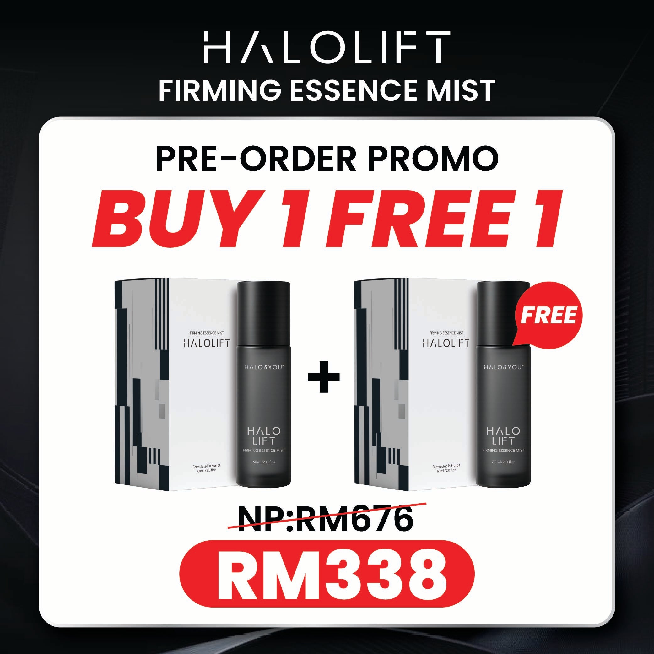 PRE-ORDER (BUY 1 FREE 1) Halo Lift Firming Essence Mist