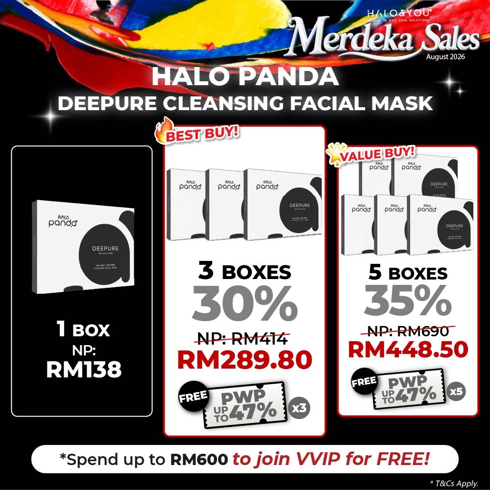 Bundle Deals - Halo Panda Deepure Cleansing Facial Mask