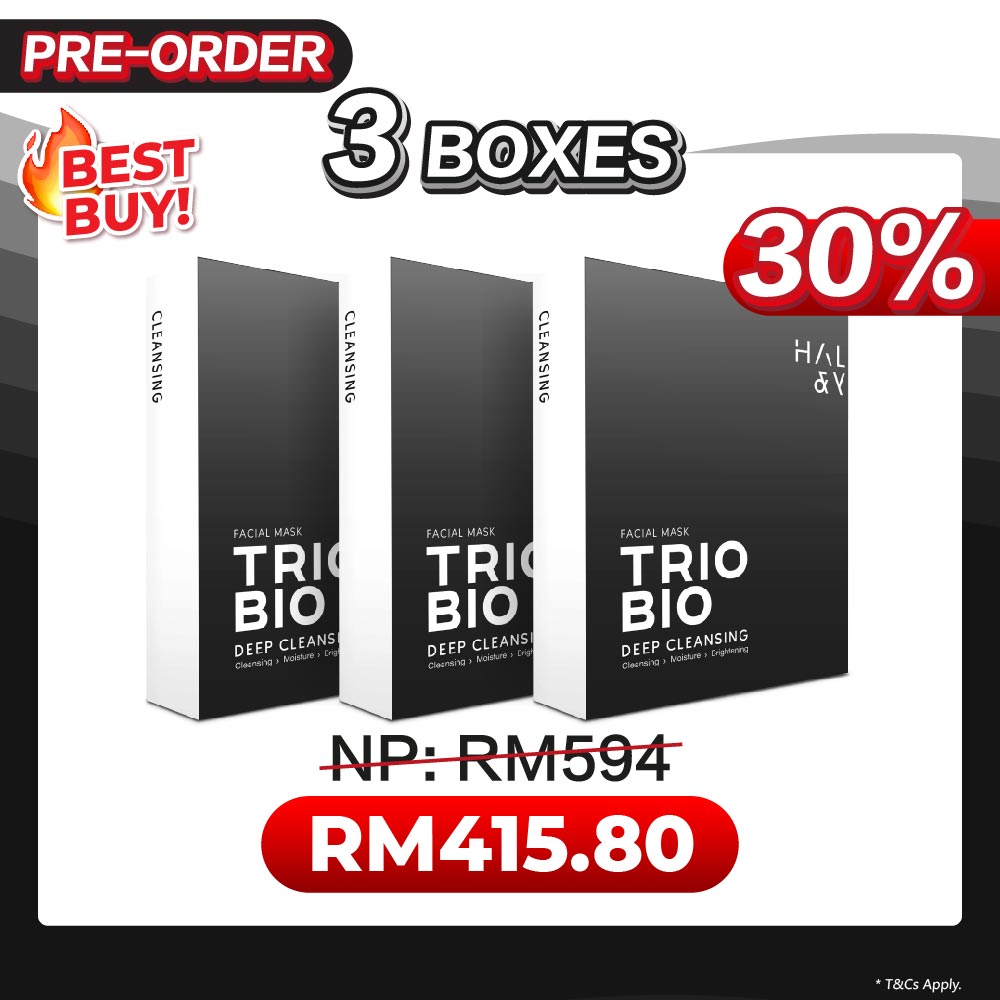 [Pre-Order] Bundle Deals - Blacky — Trio Bio Deep Cleansing Facial Mask (META-V1)