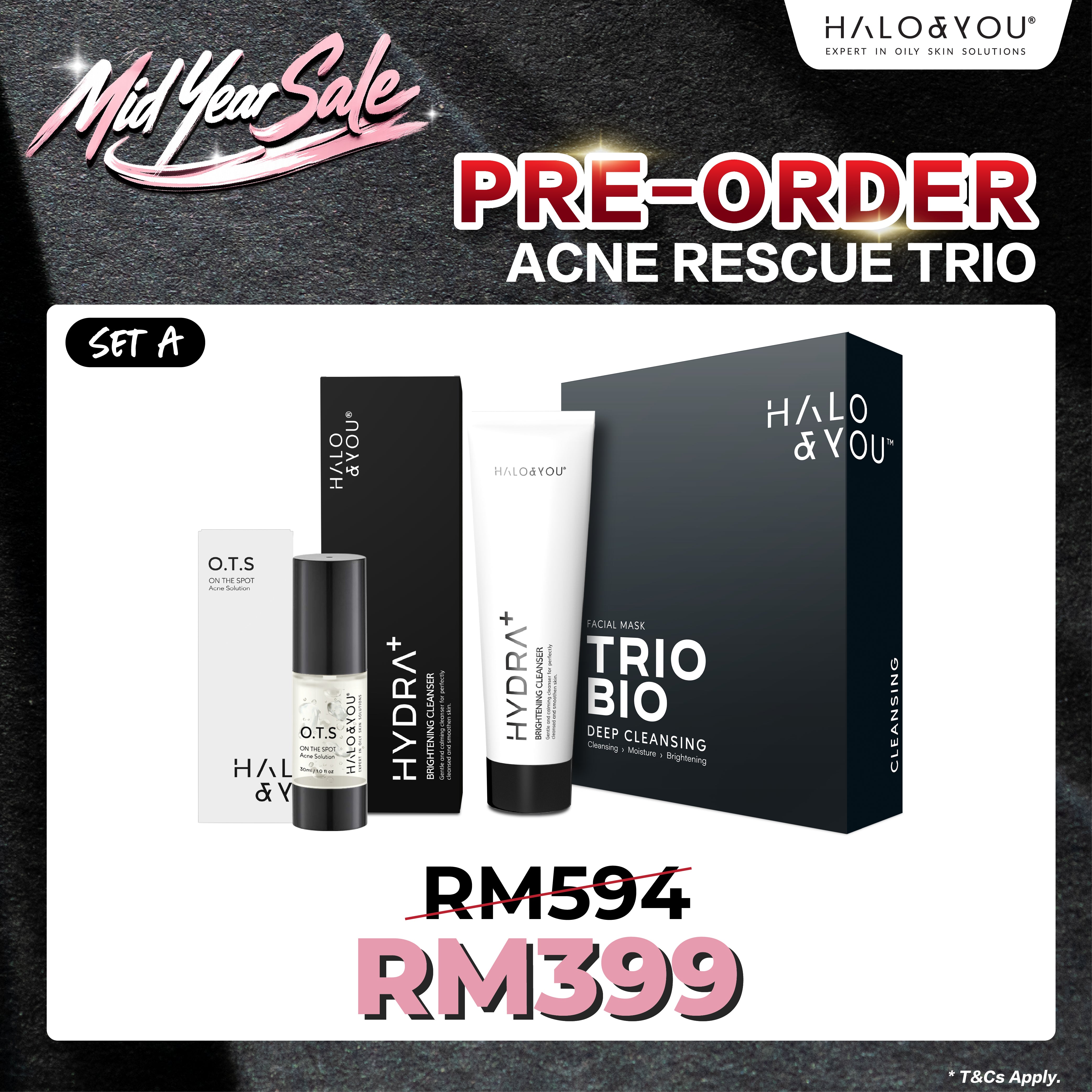 [PRE ORDER] Acne Rescue Trio Set