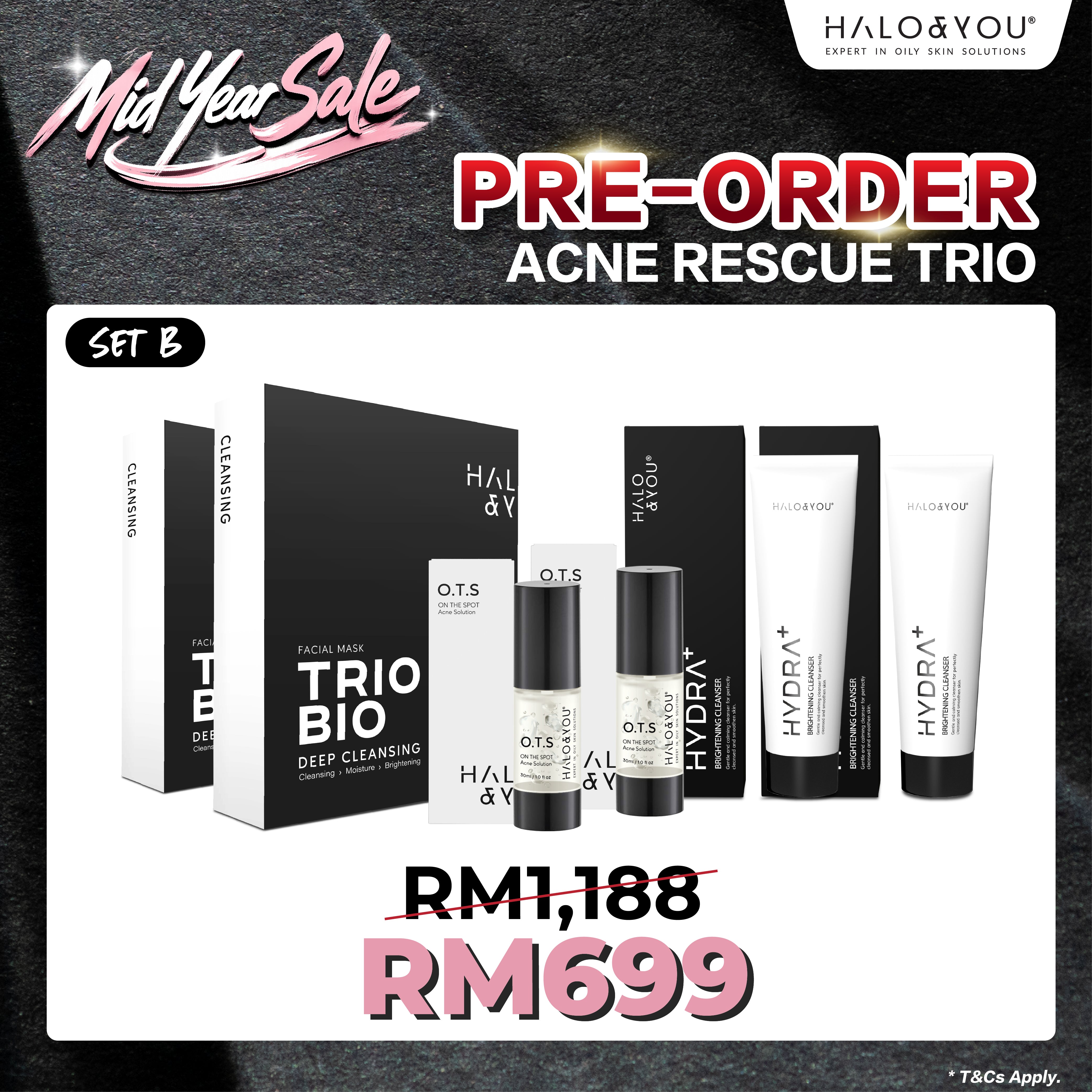 [PRE ORDER] Acne Rescue Trio Set