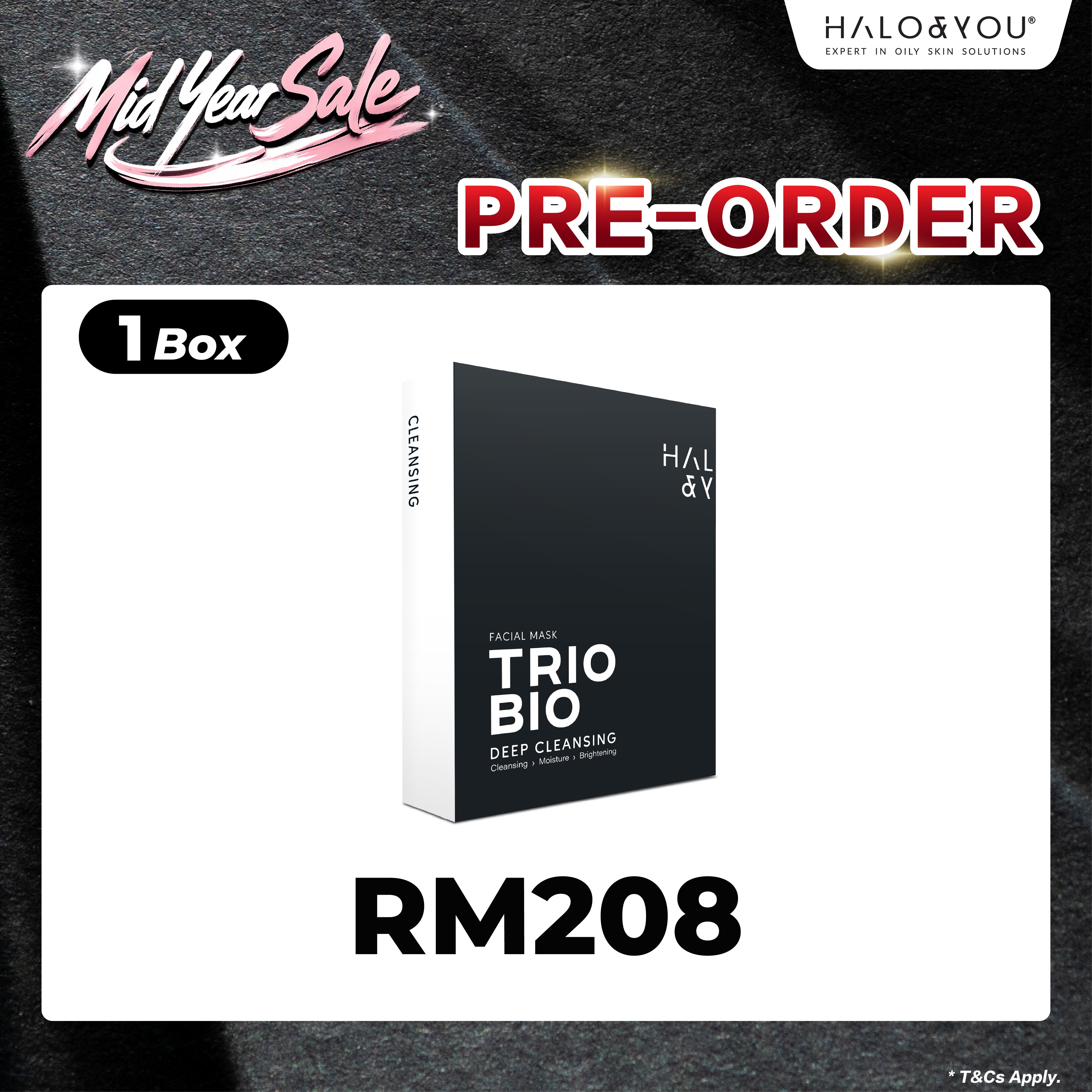 [PRE ORDER] Bundle Deals — Blacky — Trio Bio Deep Cleansing Facial Mask