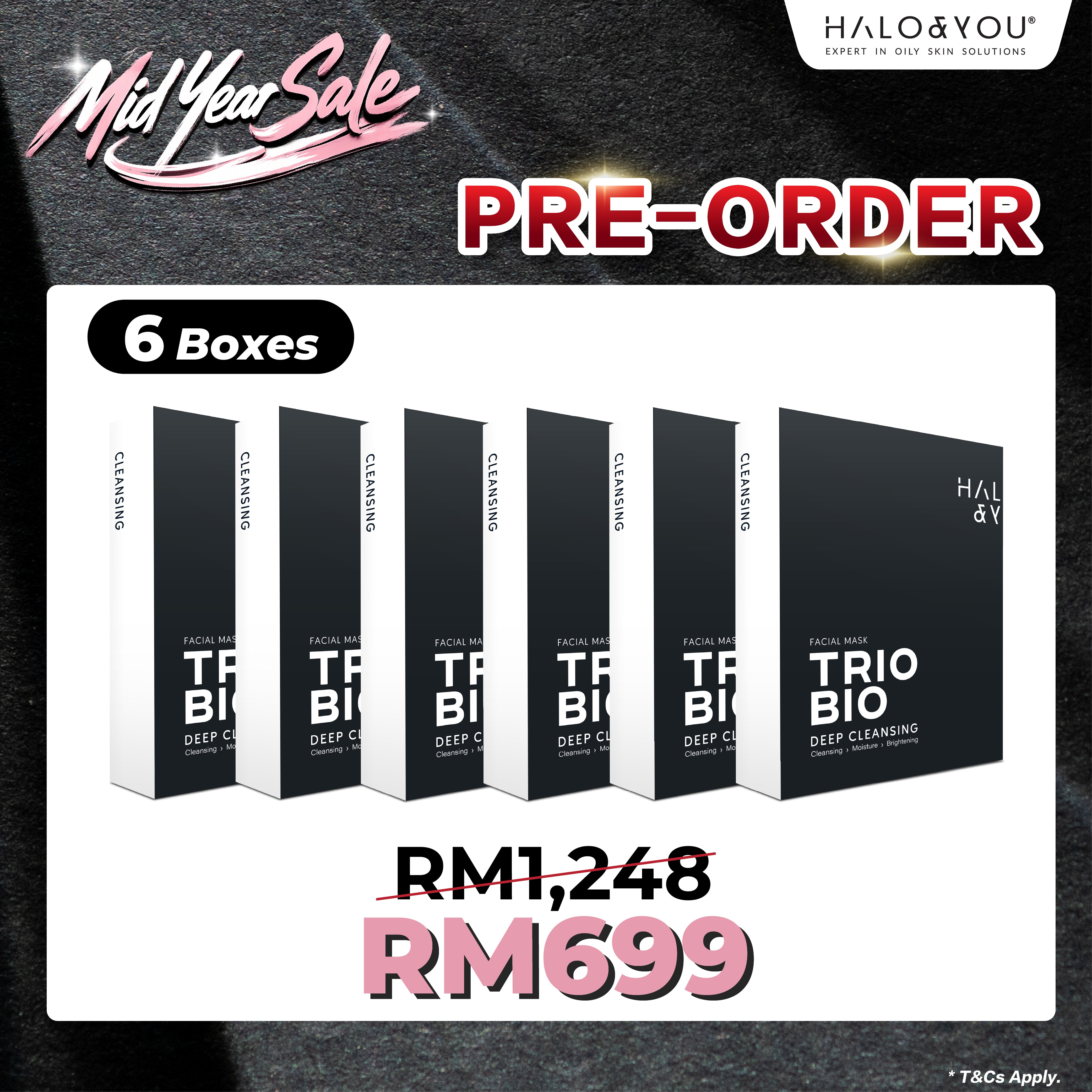 [PRE ORDER] Bundle Deals — Blacky — Trio Bio Deep Cleansing Facial Mask