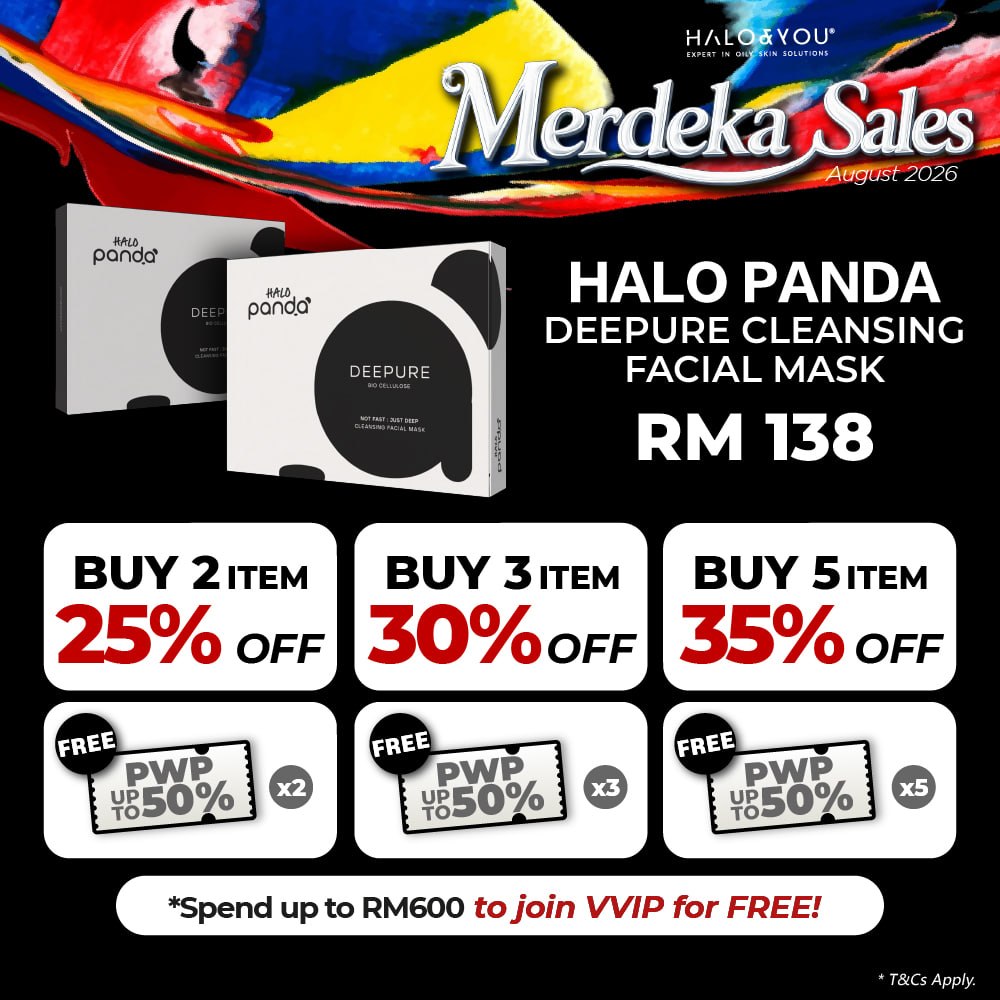 Bundle Deals - Halo Panda Deepure Cleansing Facial Mask